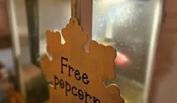 Kids of all ages will love to play carpet ball, foosball, and connect 4 while enjoying some complimentary hot fresh popcorn in our warmed game tent.
